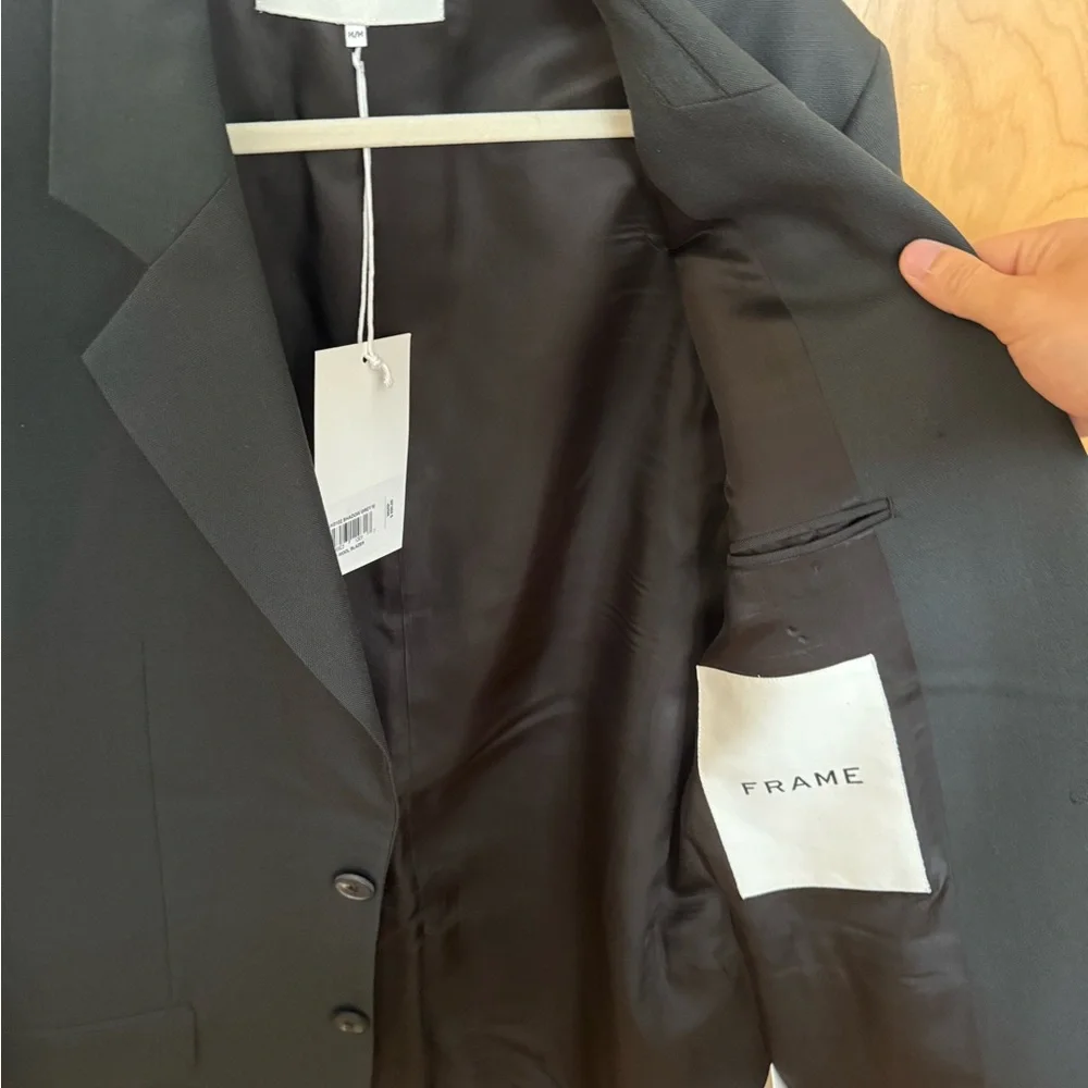 Frame Denim - Italian Wool Blazer with Notched Lapels - New with Tag - Picture 4 of 5